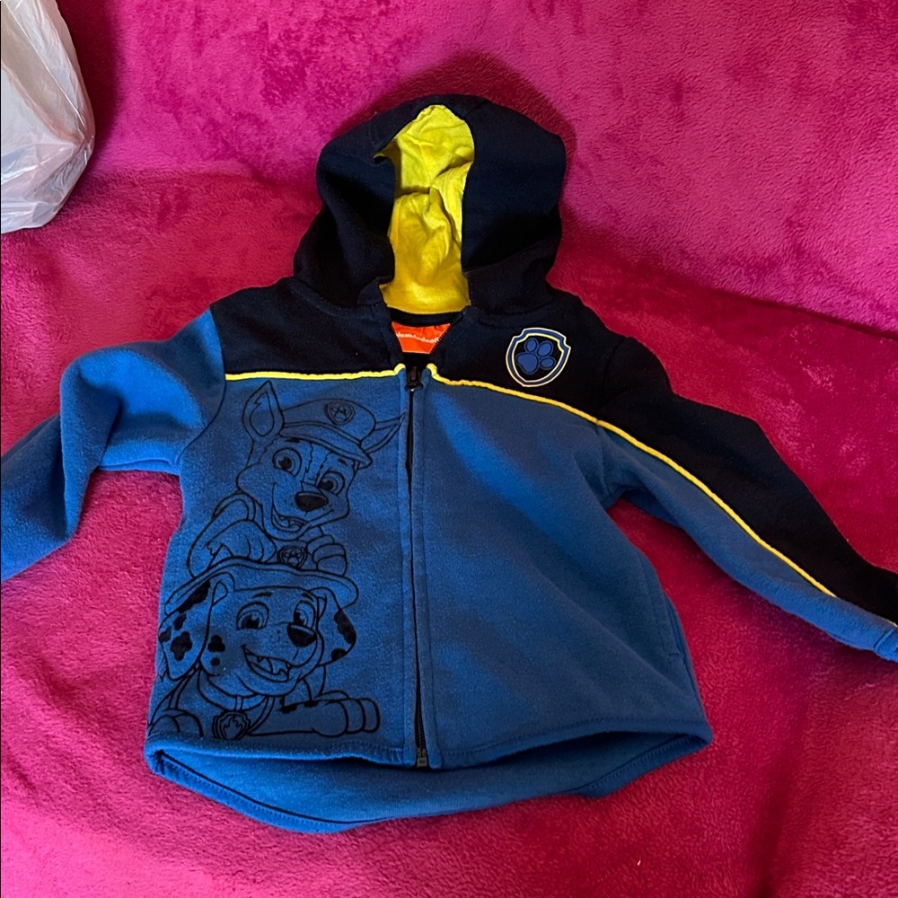 Nickelodeon Blue and Yellow Paw Patrol Hoodie